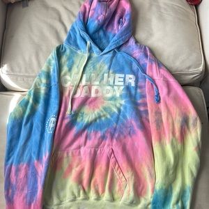 BARSTOOL CALL HER DADDY CHD Tie-Dye Sweatshirt